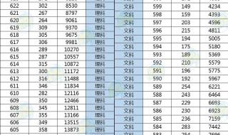 湖南省高考一分一段表